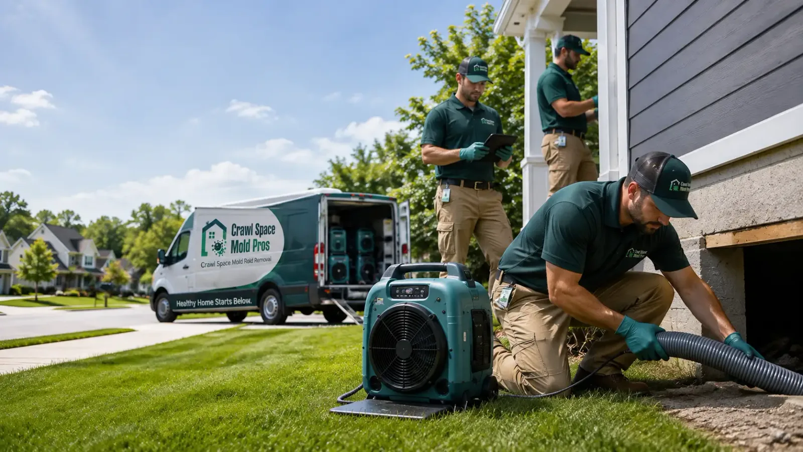 Crawl Space Mold Removal in Glasco, KS